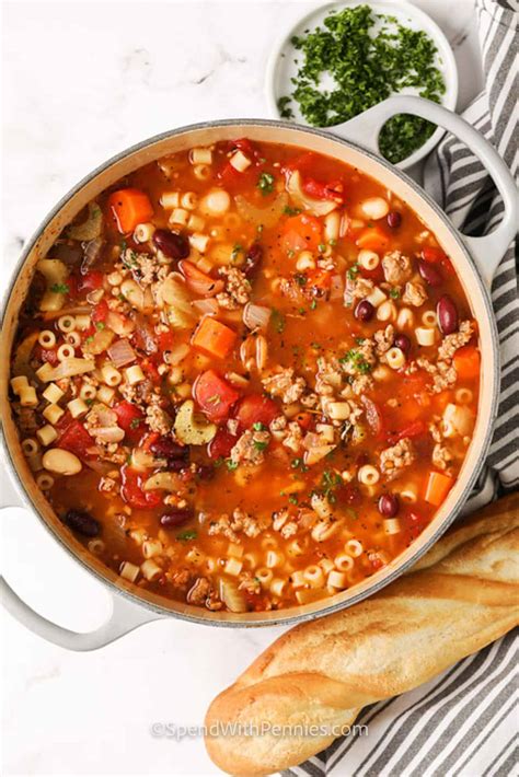 Easy Pasta Fagioli Soup