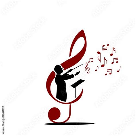 a person playing music with musical notes coming out of the treble, on ...