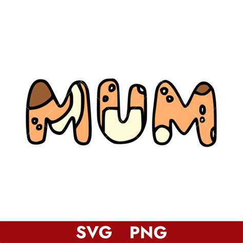 Bluey Mum Svg Chilli Mum Svg Bluey Svg Cartoon Svg Png D Inspire