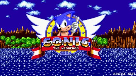 Sonic 1 Remaster Title Screen Test 1 Youtube