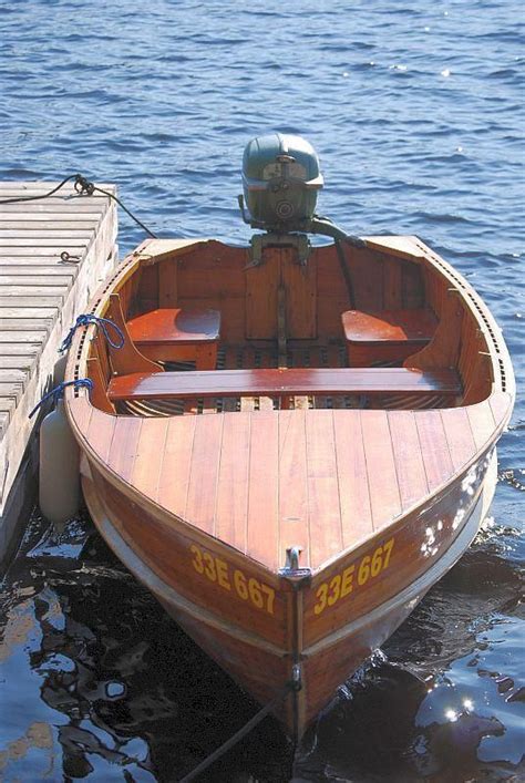 Zephyr Peterborough Classic Antique Wooden Boat