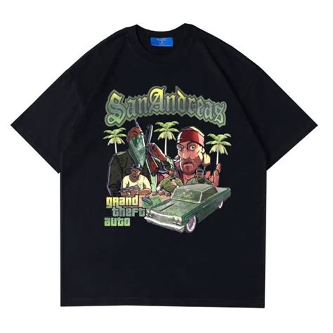 Jual Psycho Crucify Gta San Andreas Oversized T Shirt Grand Theft