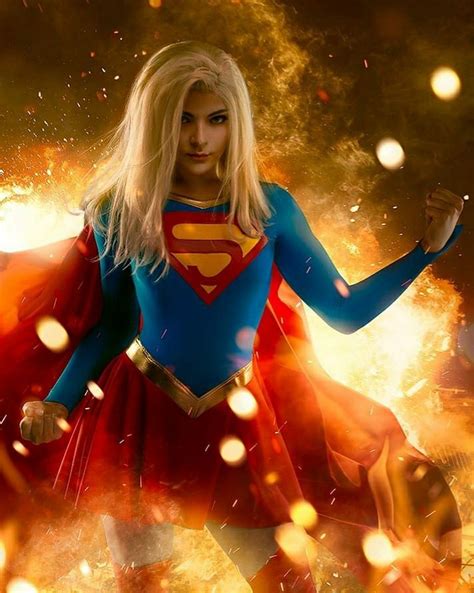 Nice And Cool Supergirl Classic 1984 Costume Cosplay Posterlike Photoedit Blaze Supergirl