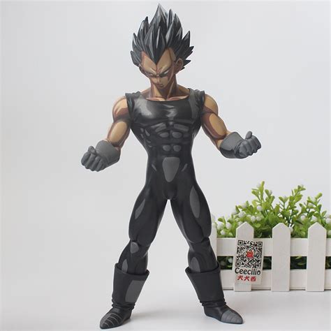 Anime Dragon Ball Z Vegeta Chocolate Black PVC Action Figure 26CM In