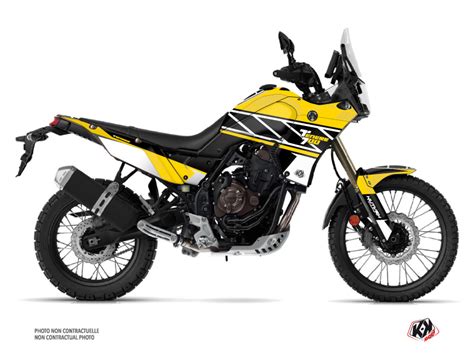 Yamaha TENERE 700 Street Bike Replica Graphic Kit Yellow Kutvek Kit