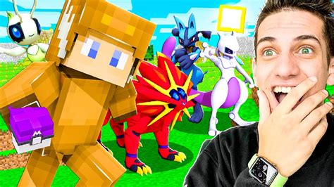 BECOMING A POKEMON MASTER In MINECRAFT PokeTown Pixelmon Server