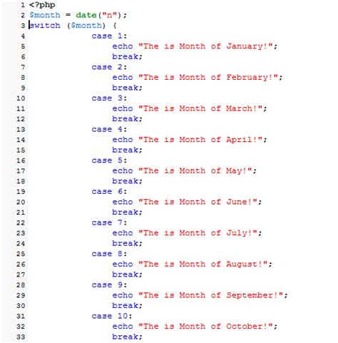 PHP Switch Case Statement With 2 Demos Online