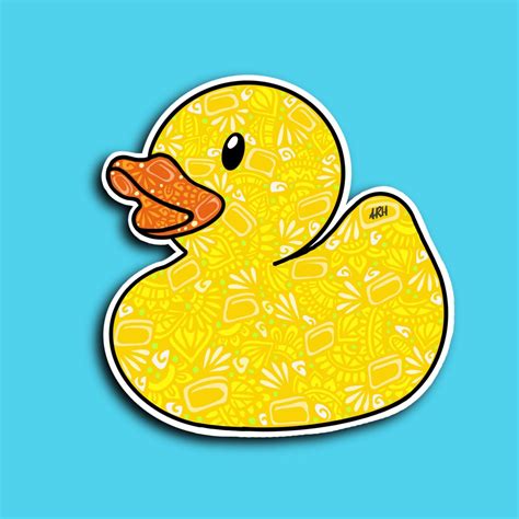 Rubber Duck Sticker WATERPROOF - Etsy