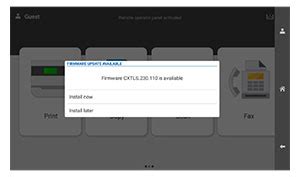 Actualización del firmware mediante el panel de control Lexmark CS963