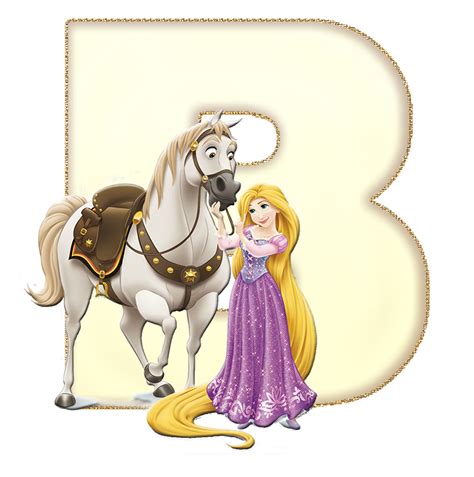 Blindada Por Deus Alfabeto Png Rapunzel E O Cavalo