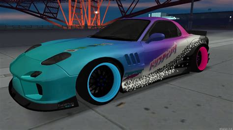 Mazda Rx Fd Custom Livery Mta Sa Drift Paradise Youtube