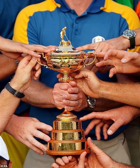 Jubilant Ryder Cup Wags Plant Kisses On Their Victorious Team Europe