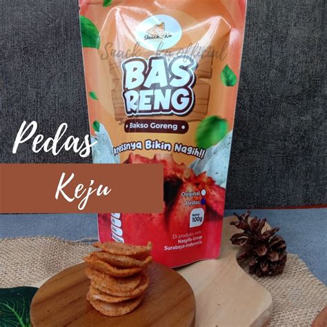 Jual BASRENG PEDAS KEJU Bakso Goreng Pedas Keju Cemilan Kripik