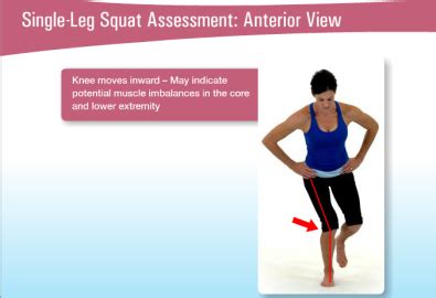 Single Leg Squat Assessment