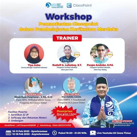 Workshop Pemanfaatan ClassPoint