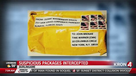 Suspicious Packages Intercepted Addressed To Ca Democrats