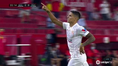 Watch Erik Lamela Scores Brace On Sevilla Debut Against Rayo Vallecano