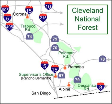 Cleveland National Forest Fire Map - Umpqua National Forest Map