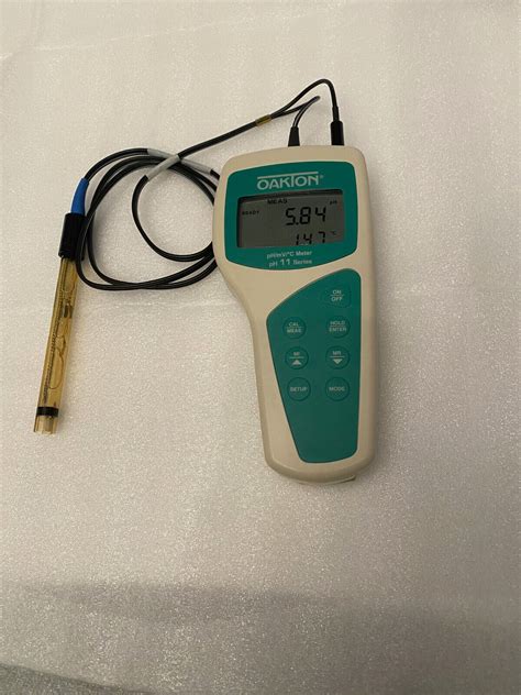 Oakton PH 11 Series PH MV C F Meter W Sensor Included P N 54X002608 EBay