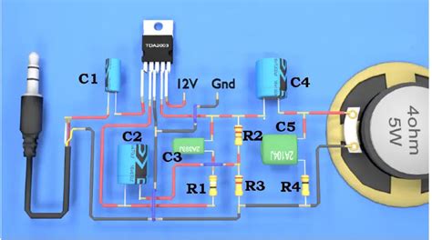 Skema Power Ampli Subwoofer Mini 12 Volt | Thicke.net