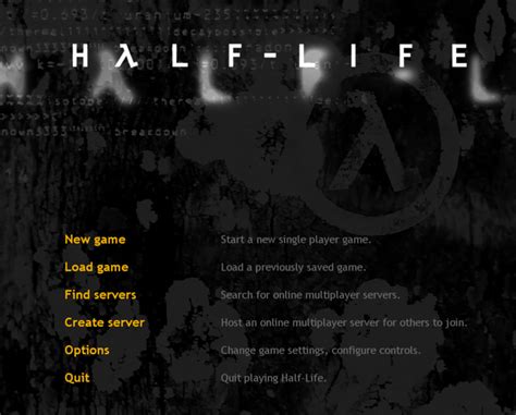 Filehalf Life 25th Menupng Combine Overwiki The Original Half Life