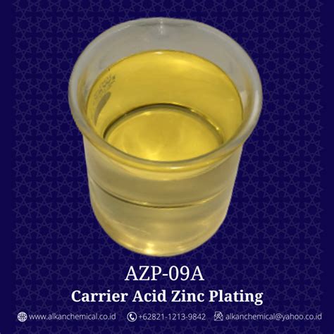 Jual Azp 09 Carrier Brightener Acid Zinc Plating Oleh Pt Alkan Chemical Indonesia