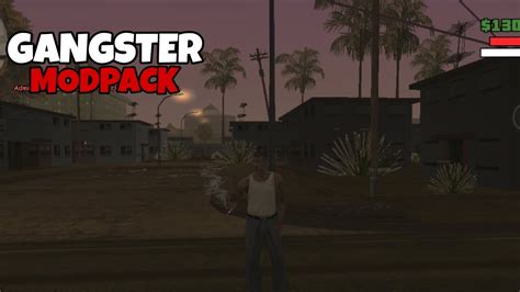 GTA SAMP GANGSTER MODPACK REALISTIC TEXTURE TIMECYCLE EFFECT FPS