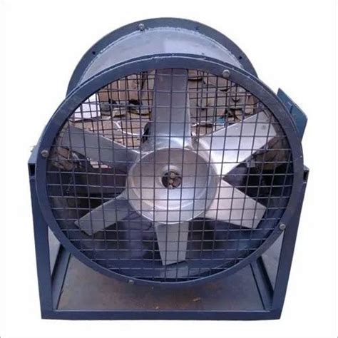 Hp Cast Iron Axial Flow Fan With Stand For Industrial Impeller