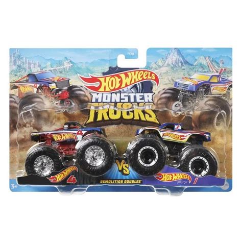 Hot Wheels Monster Trucks Demolition Doubles Com 2 Mattel Shopee Brasil