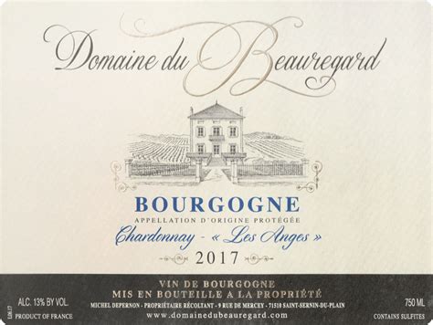 2017 Beauregard Les Anges Blanc Wine Library