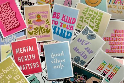 Mental Health Awareness Stickers - Etsy