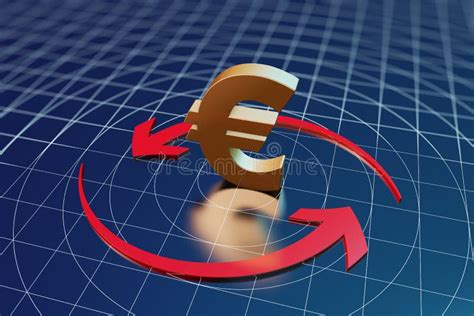 Appreciation Of The Euro Stock Illustration Illustration Of Cash