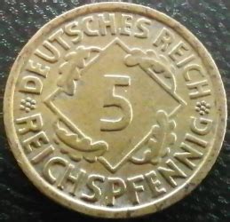 Reichspfennig E Third Reich Germany Coin