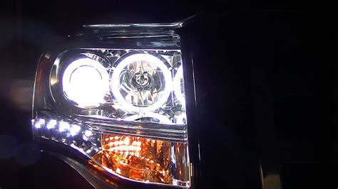 2007 Ford Expedition Anzo Projection Headlights Youtube