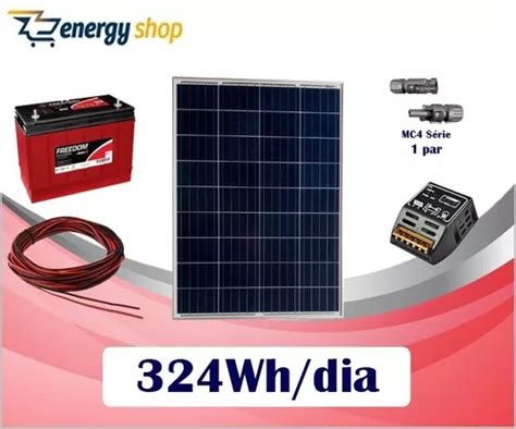 Kit Energia Solar Off Grid At Wh Dia Parcelamento Sem Juros