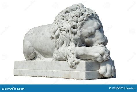 Lion Stone Statue Stock Image Image Of Leader Close 117864975