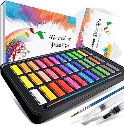 Aquarellfarben Set Ratel Aquarell Malkasten Inklusive Farben