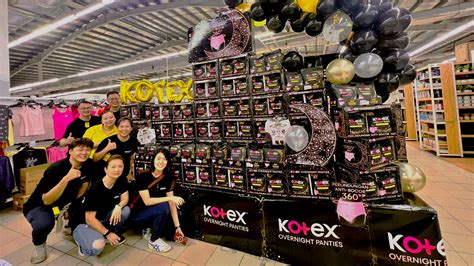 kotex  takes   stores   national campaign marketing