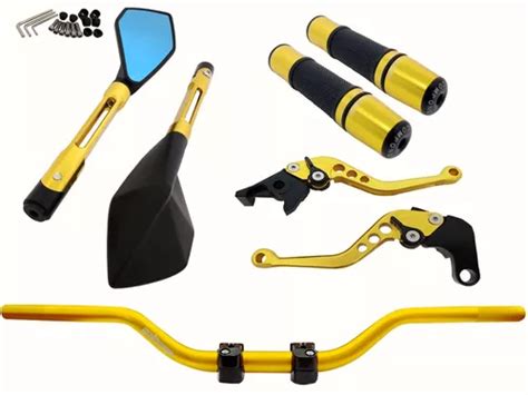 Kit Guidão Naked Retrovisor Manete Punho Cb Twister Frete grátis