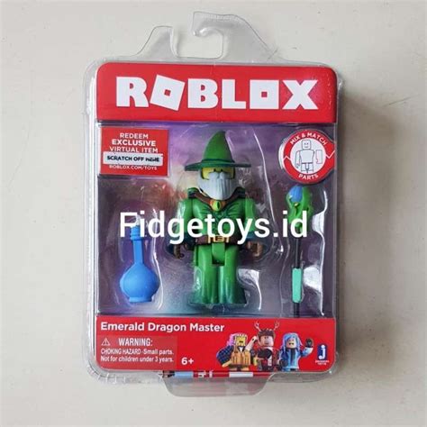 Jual Roblox Series 3 Emerald Dragon Master Core Figure Pack Hot Toys