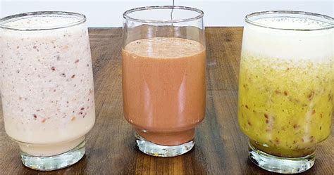 3 Shakes Para Emagrecer E Secar A Barriga Incrível Receitas