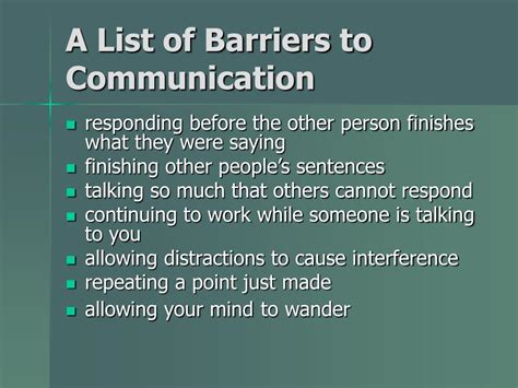 Barriers To Effective Communication Powerpoint Template