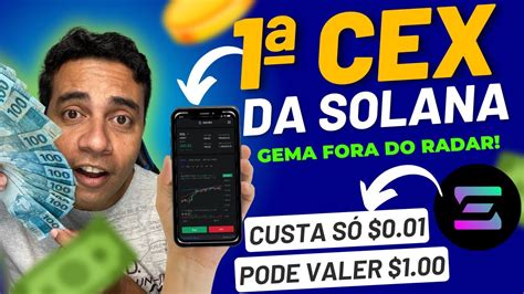 EXCHANGE SOLCEX NASCENDO AGORA TOKEN A 1 CENTAVO QUE PODE