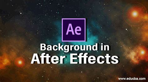Background in After Effects | Learn How to Edit and Animate Background