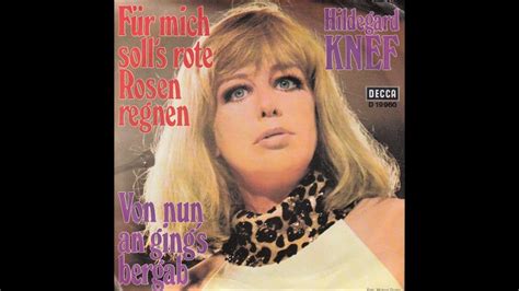 Hildegard Knef Für mich soll s rote Rosen regnen YouTube