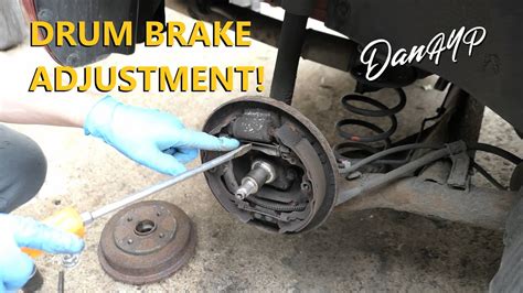 I Learn How To Adjust Drum Brakes Drum Brake Adjustment And Clean