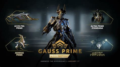 Warframe Gauss Prime Teaser Trailer Enero 17 Youtube