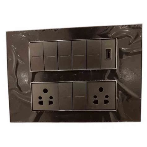 10a Black Modular Switch Socket Board Plastic At ₹ 1000 In Bengaluru Id 27630563662