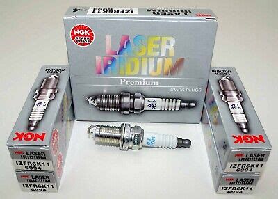 4PCS Genuine NGK 6994 Spark Plugs Laser Iridium IZFR6K11 EBay