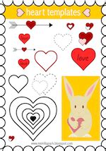 Free Digital Heart Scrapbooking Embellishment DIY Tags Herz Sticker